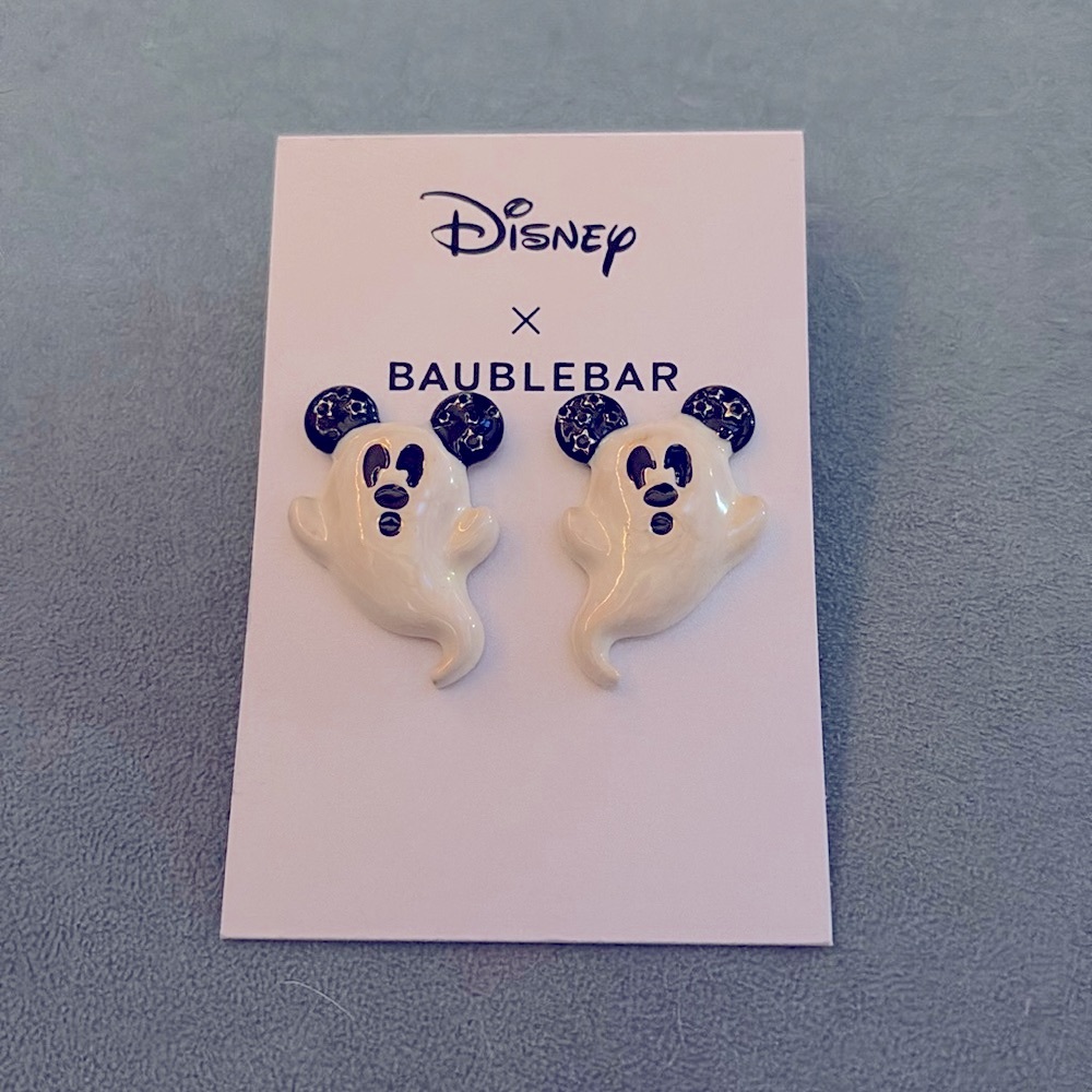 BaubleBar x Disney Mickey Ghost Earrings NEW
